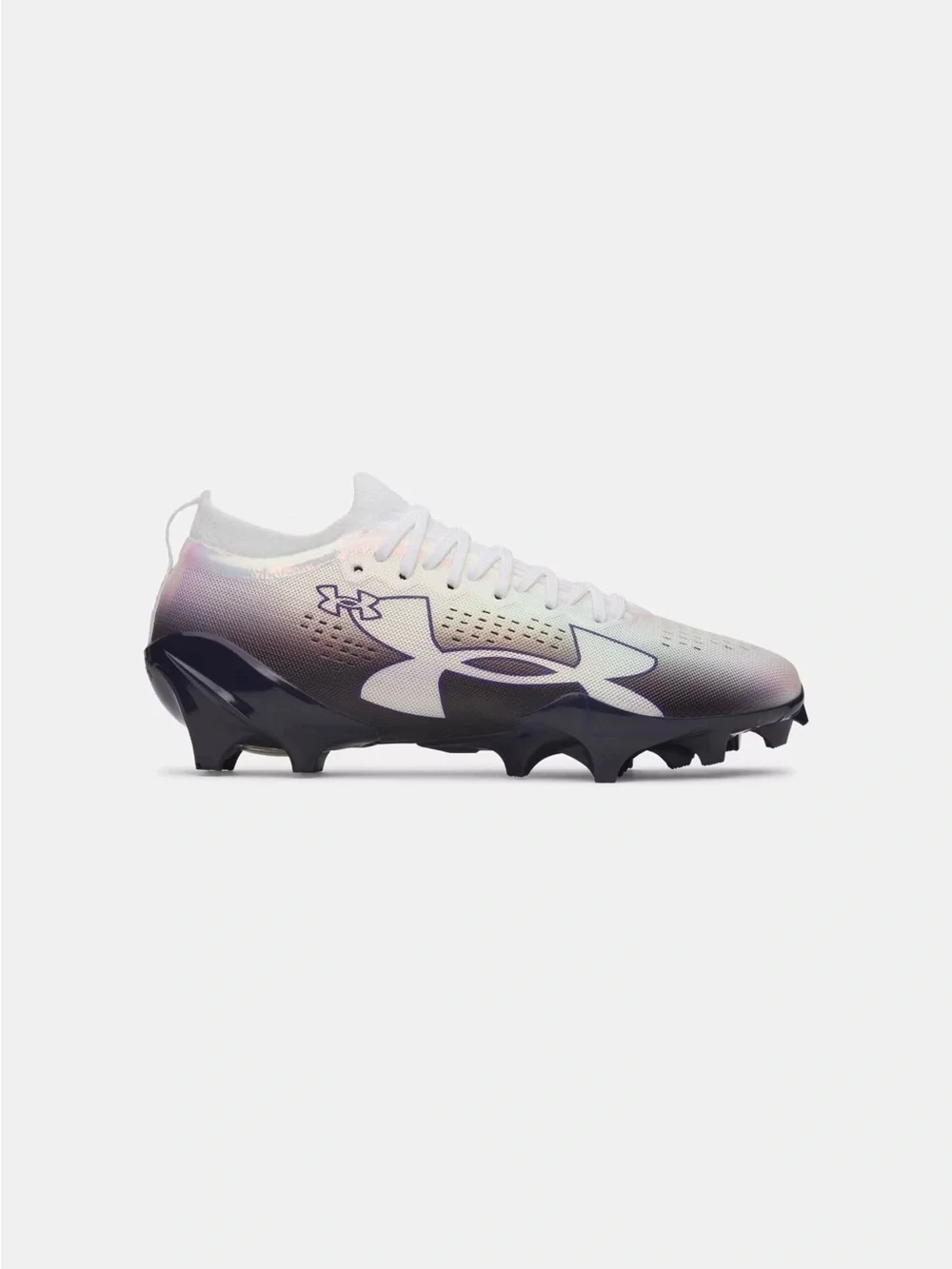BRAND NEW Under Armour Blur Pro Football Cleats Size 13 White/Midnight Navy